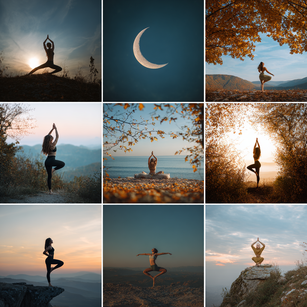 Instructor de yoga ghidând o clasă în studio liniștit